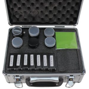 CelticBird 13 Piece Telescope Accessory Kit - 1.25" Telescope Eyepiece and Filter Set with a Sturdy Carry Case - 5pcs Plossl Telescope Eyepieces - 2X Barlow Lens - 7pcs Filters