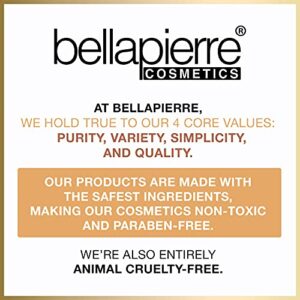 bellapierre Pressed Banana Setting Powder | Lightweight Compact Color-Correcting Powder with All Day Makeup Protection | Eliminates Blotchiness and Dark Spots - Light - 0.28 Oz