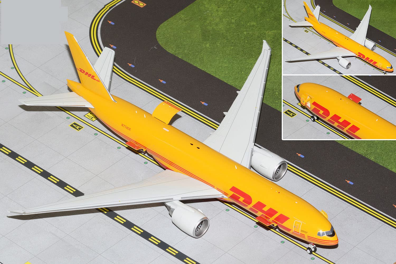 GeminiJets G2DHL952 DHL Boeing 777F N774CK; Scale 1:200