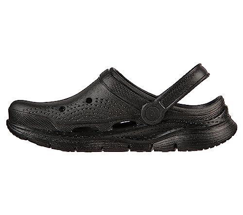 Skechers Women's Arch Fit Clog, Black, 5