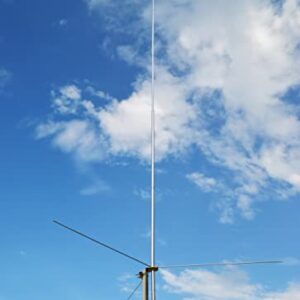 TWAYRDIO CB Base Station Antenna, Heavy Duty 20Feet 100W 27MHz Base Antenna for 10Meter 11Meter CB Radio Transceiver