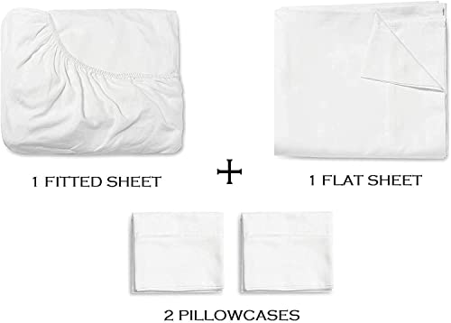 Full Extra Long Size Sheet Set Organic Cotton Sheets & Pillowcases- (4 Pcs) Long Staple Cotton Soft Bed Sheets Elastic Fit Upto 30" inch Deep Mattress-850 TC (Wine Solid, Full XL- 54" X 80")