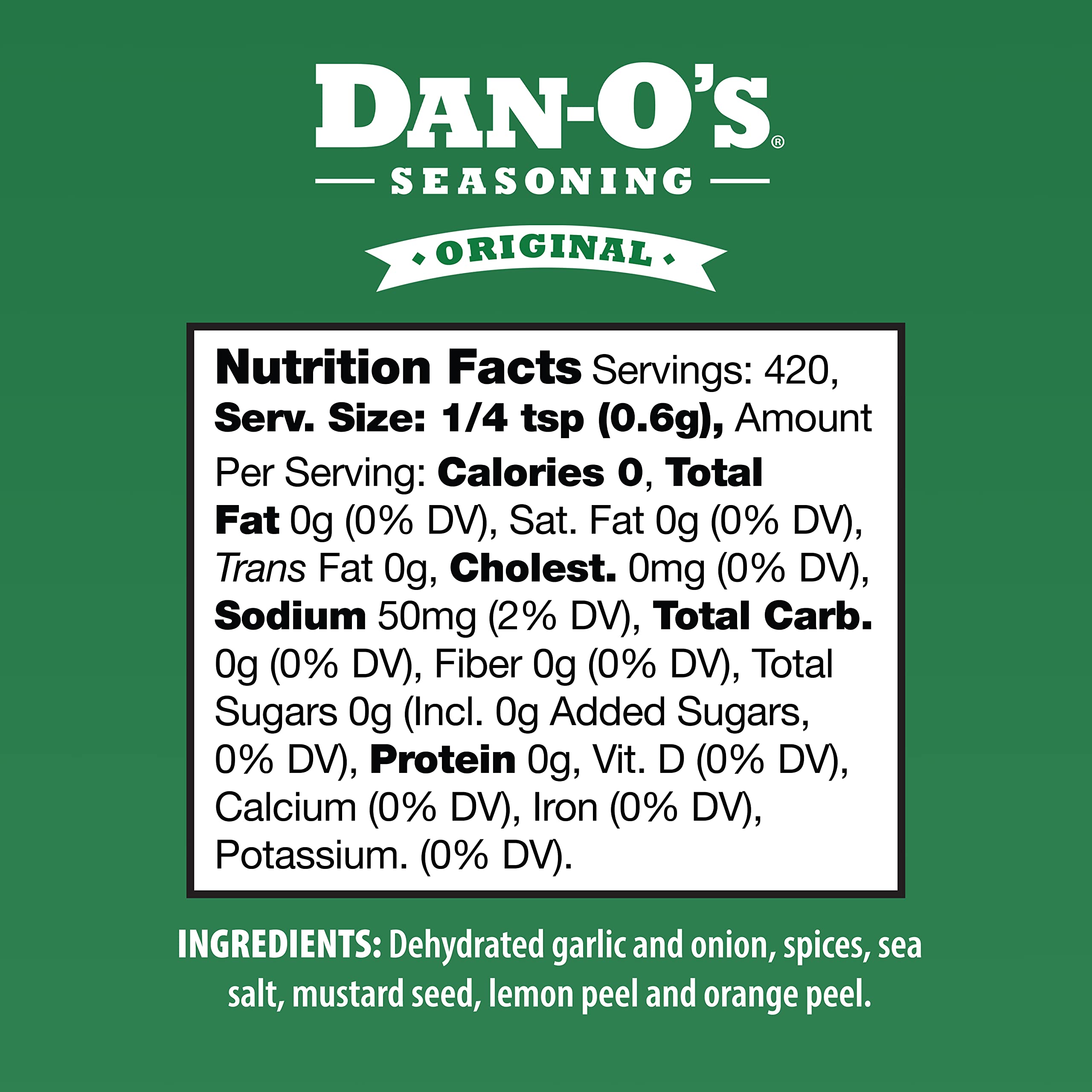 Dan-O’s Seasoning Original | Medium Bottle | 1 Pack (8.9 oz)