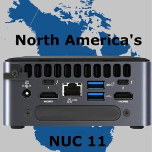 America's NUC11! Intel NUC NUC11TNHi7 Mini PC/HTPC, Quad-Core i7-1165G7 - Up to 4.7 GHz Turbo, NVMe SSD DDR4-3200MHz RAM, WiFi 6, BT 5.0 TB 3 & 4, 4X4K Monitor Capable (64GB RAM + 1TB Top-Tier NVMe)