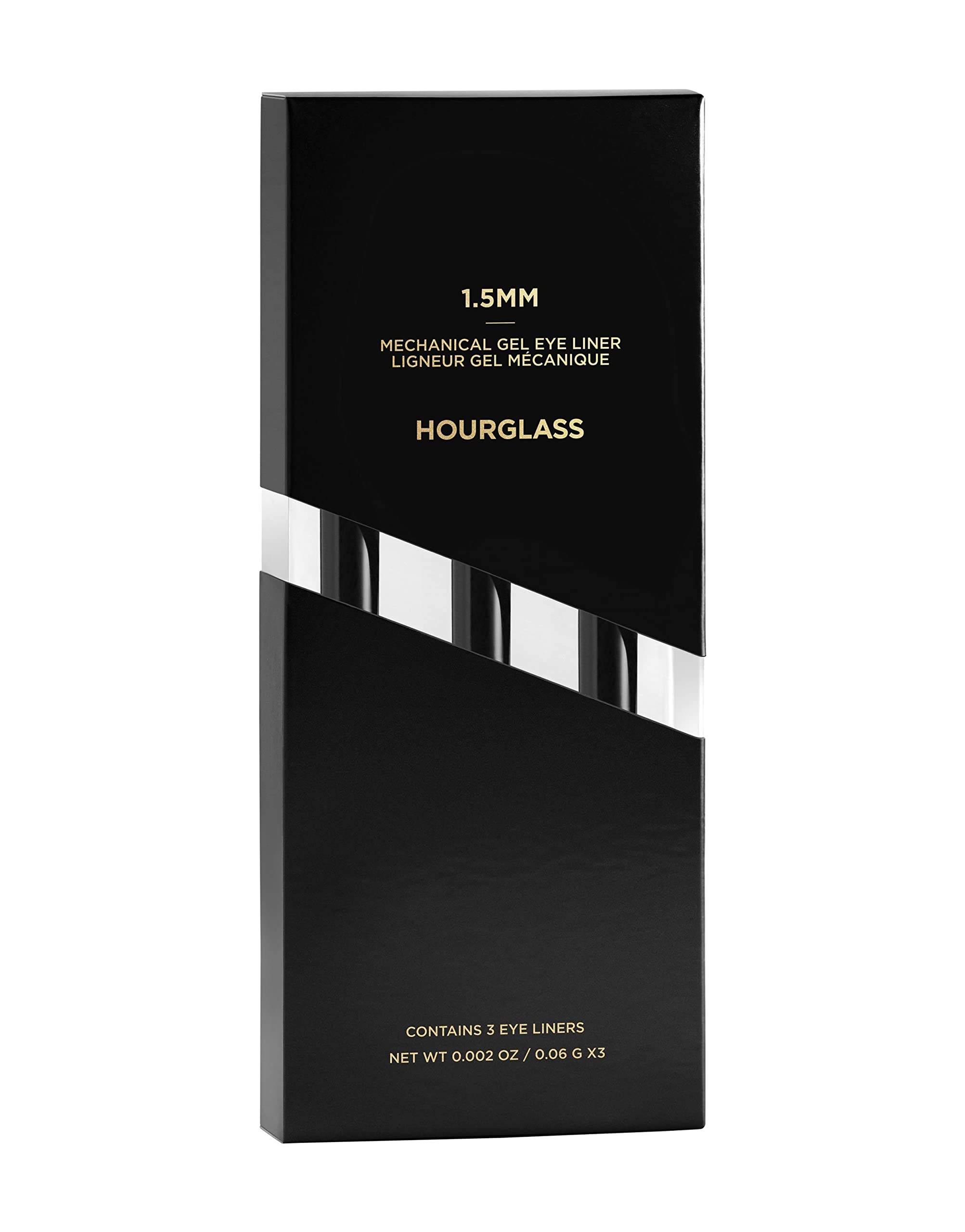 Hourglass 1.5mm Mechanical Gel Liner - 3-Pack-Obsidian