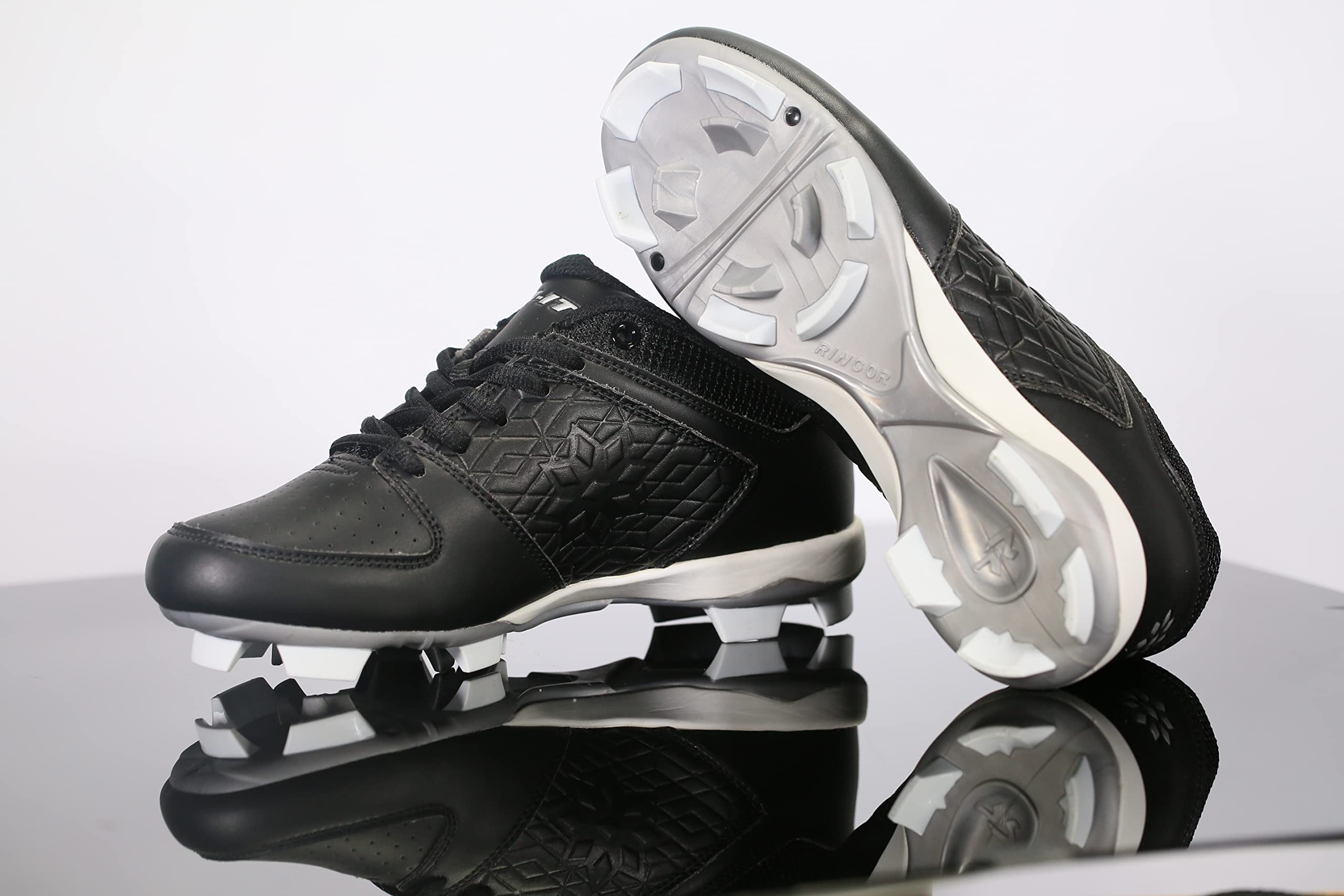 RIP-IT | Women's Diamond Softball Cleat | Size 7.5 | Black