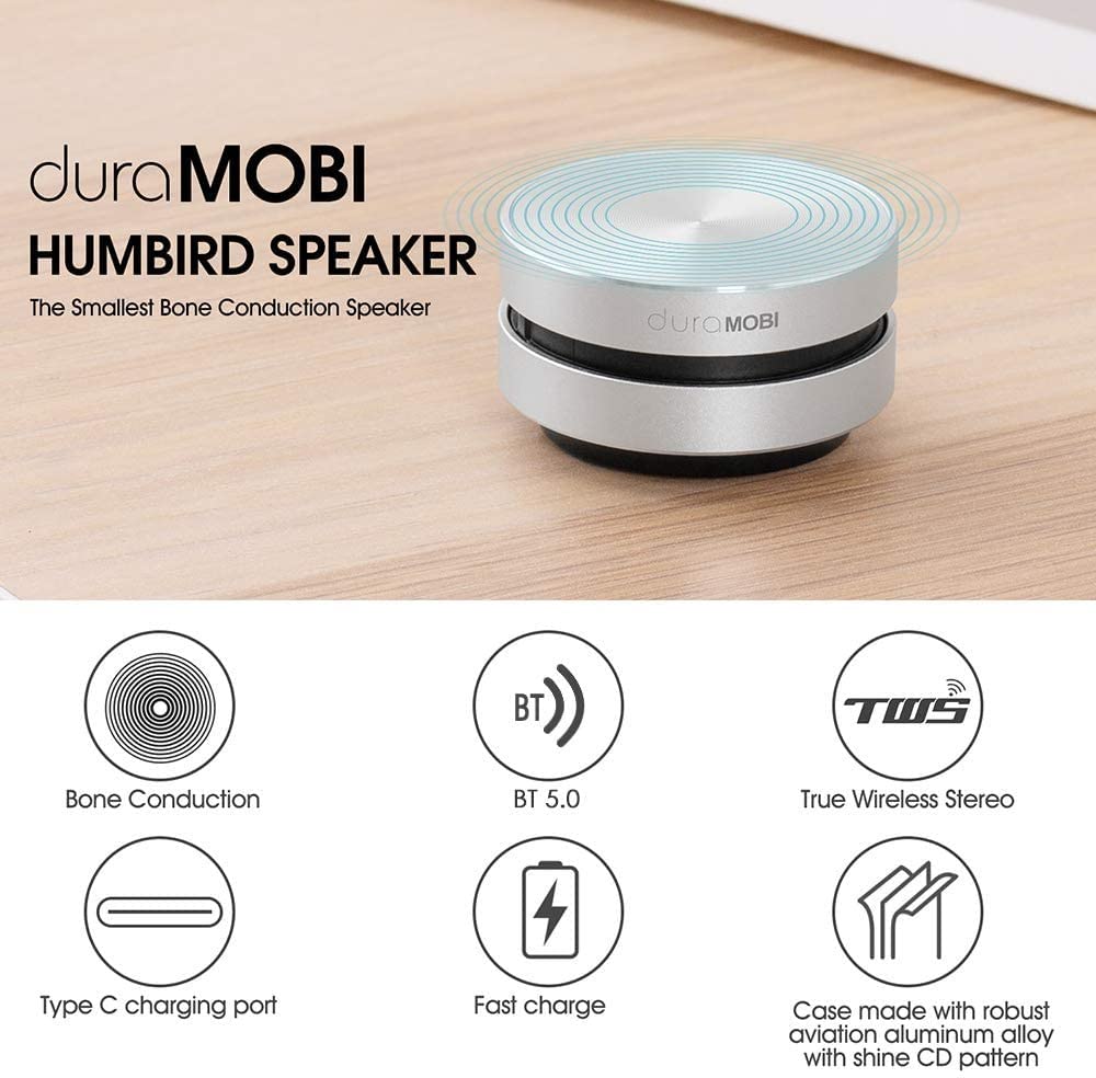 Inossa Conduction Speaker, Turn Any Surface into a Speaker, Anything Multifunctional Portable Bluetooth Wireless Mini Speaker Music Player