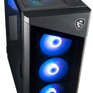 MPG Velox by MSI Gaming Desktop (NVIDIA GeForce RTX 3080 10GB, AMD 8-Core Ryzen 7 5700X Processor, 32GB DDR4 RAM, 512GB NVMe SSD + 2TB HDD, Windows 11 Home) Gamer PC Computer