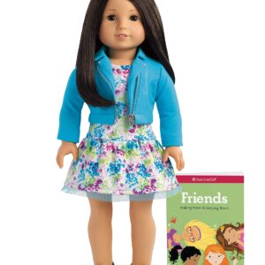 American Girl Truly Me 18-inch Doll #64 with Brown Eyes, Black Hair, and Light Skin with Neutral Undertones, For Ages 6+