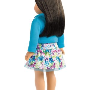American Girl Truly Me 18-inch Doll #64 with Brown Eyes, Black Hair, and Light Skin with Neutral Undertones, For Ages 6+
