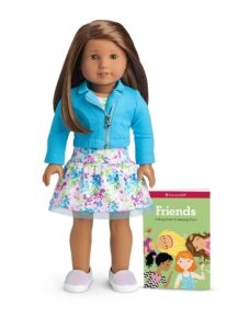 american girl truly me 18-inch doll #79 with hazel eyes, brown hair, and medium skin with neutral undertones, for ages 6+