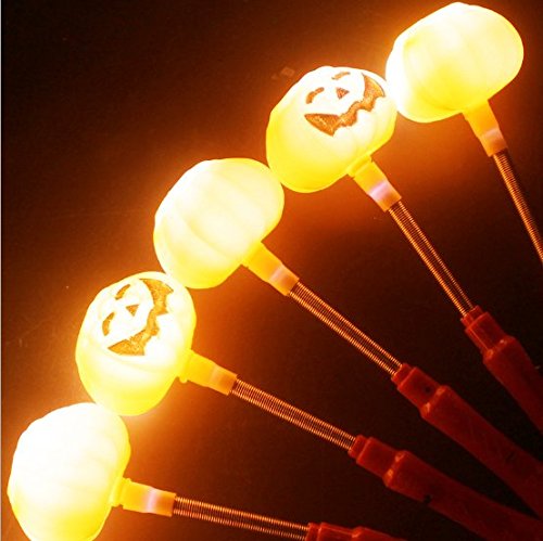 Halloween Pumpkin Flashlight Festival Party Cheer Props 3pcs/Set