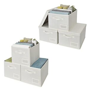 granny says bundle of 3-pack rectangle storage bins & 3-pack closet storage bins with lids