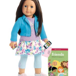 American Girl Truly Me 18-inch Doll #60 with Blue Eyes, Black-Brown Hair, and Light Skin Tone with Neutral Undertones
