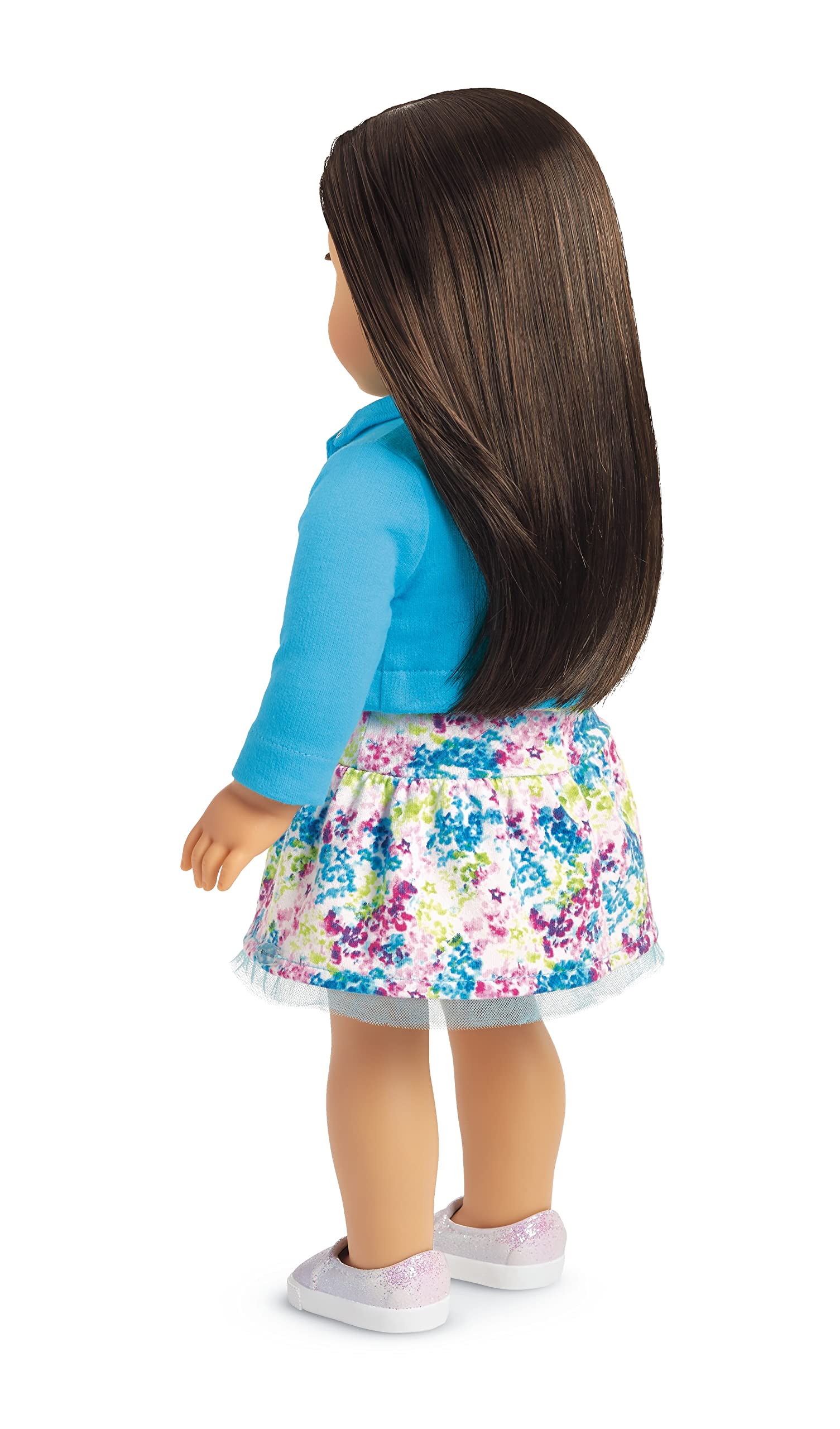 American Girl Truly Me 18-inch Doll #60 with Blue Eyes, Black-Brown Hair, and Light Skin Tone with Neutral Undertones