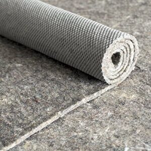 RUGPADUSA - Contour-Lock - 2'6" x 7' - 1/8" Thick - Felt and Rubber - Quality Non-Slip Rug Pad - Subtle Cushioning with Reliable Gripping Power, Safe for All Floors