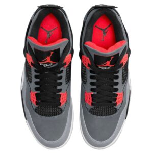 Nike Jordan Mens Air Jordan 4 Retro DH6927 061 Infrared - Size 8.5, Dark Grey/Infrared 23-black-ce