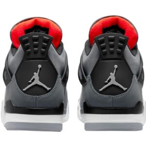 Nike Jordan Mens Air Jordan 4 Retro DH6927 061 Infrared - Size 8.5, Dark Grey/Infrared 23-black-ce