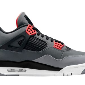 Nike Jordan Mens Air Jordan 4 Retro DH6927 061 Infrared - Size 8.5, Dark Grey/Infrared 23-black-ce