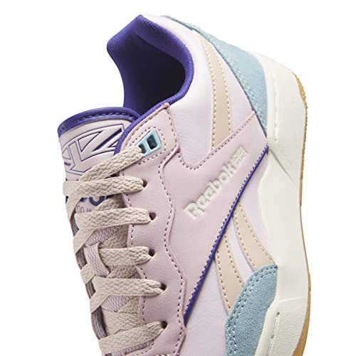 Reebok Women's BB 4000 II Basketball Shoe, Pixel Pink/Vintage Chalk/Blue Pearl, 6 Women