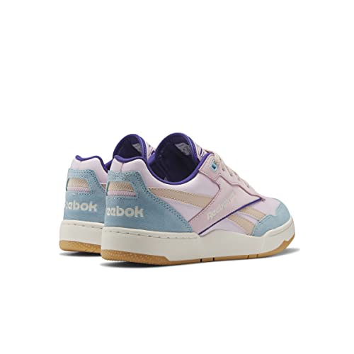 Reebok Women's BB 4000 II Basketball Shoe, Pixel Pink/Vintage Chalk/Blue Pearl, 6 Women