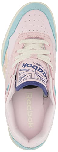 Reebok Women's BB 4000 II Basketball Shoe, Pixel Pink/Vintage Chalk/Blue Pearl, 6 Women