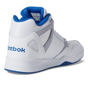 Reebok Unisex BB4590 High Top Basketball Shoe, White/Vector Blue/Vector Red, 11 US Men