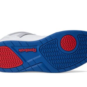 Reebok Unisex BB4590 High Top Basketball Shoe, White/Vector Blue/Vector Red, 11 US Men