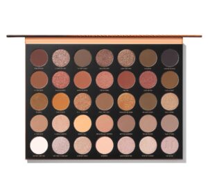 morphe 35u gilded desert artistry palette, copper,green,bronze,brown