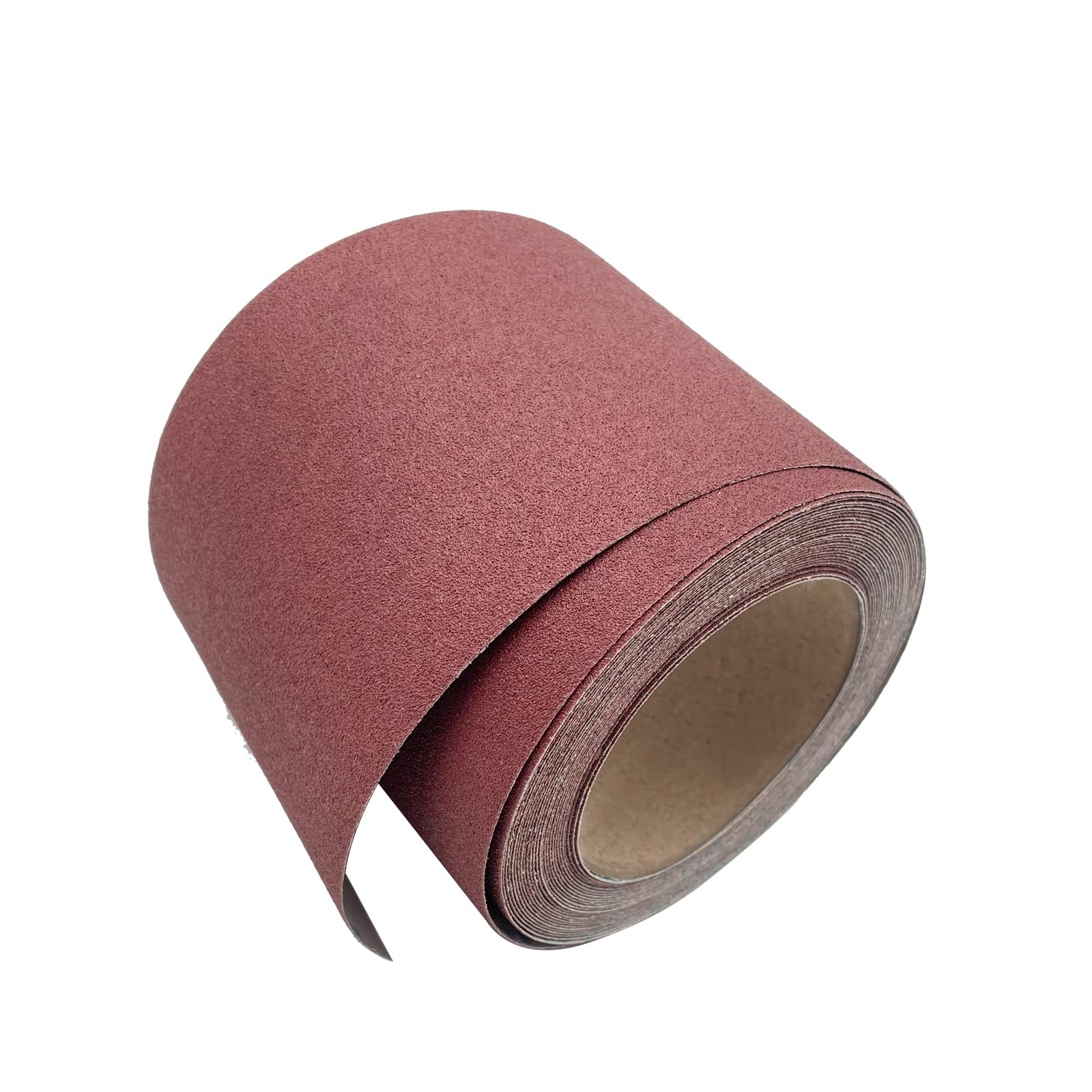 120 Grit Emery Cloth Roll, 4.5 Inch Wide 32.8 Ft Long (Equals 1/4 Sheet Sandpaper 71 Pcs) Abrasive Sandpaper Rolls for Metal Automotive Wood Furniture Sanding Paper Drum Palm Sander (120 Grit)