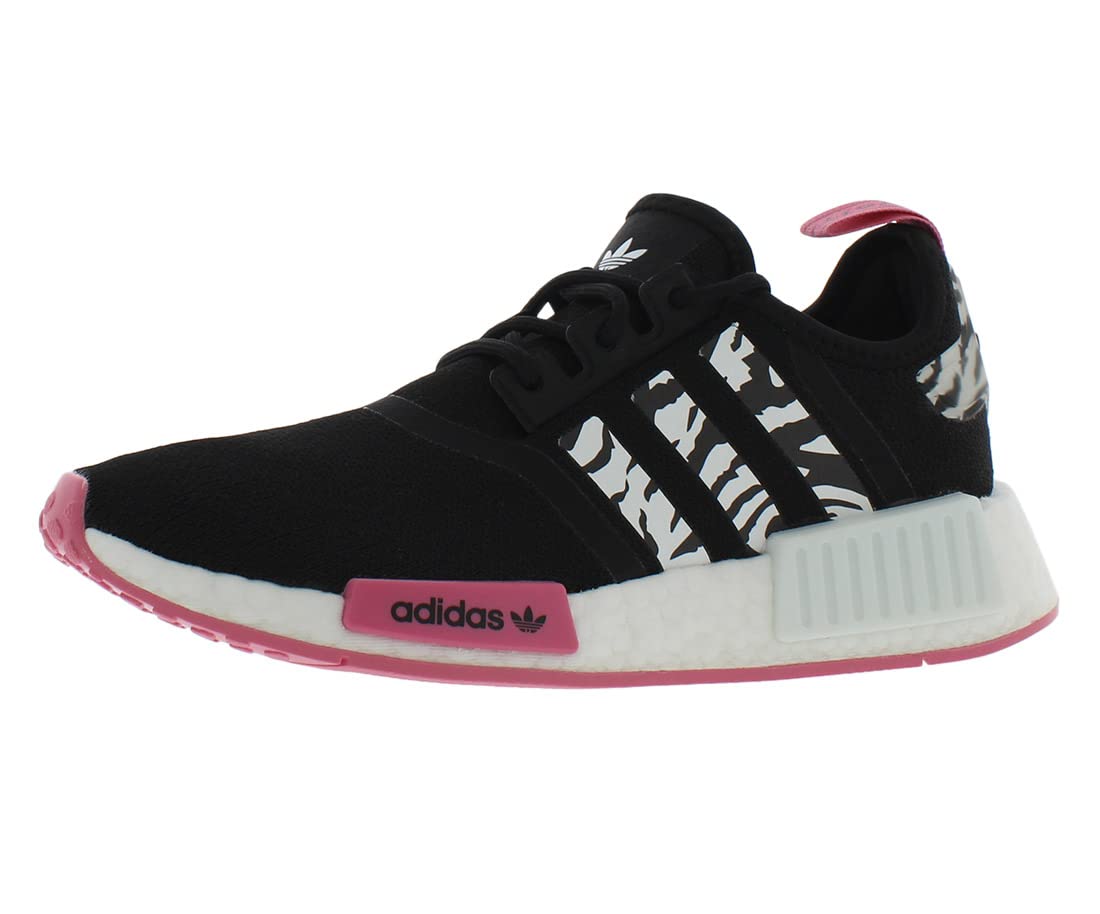 adidas Originals NMD R1 Primeblue Womens Shoes Size 9, Color: Black/White/Pink