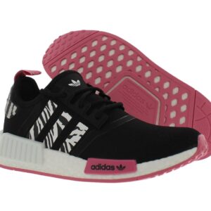 adidas Originals NMD R1 Primeblue Womens Shoes Size 9, Color: Black/White/Pink