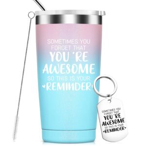 inspirational gifts for women - best friend, friendship gifts,graduation gifts-funny christmas birthday gifts for female, mom, wife, girlfriend, daughter, sister, coworker, her,20 oz insulated tumbler