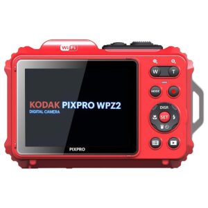 KODAK PIXPRO WPZ2 Rugged Waterproof Digital Camera 16MP 4X Optical Zoom 2.7" LCD Full HD Video, Red