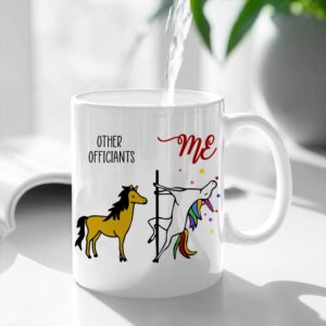 SUUURA-OO Other Officiants & Me Funny Unicorn Theme Mug, Bridal Party for Wedding Officiant, Present to That Special Person Performing the Marriage Ceremony Mug for Couple Wedding Officiant-19