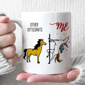 SUUURA-OO Other Officiants & Me Funny Unicorn Theme Mug, Bridal Party for Wedding Officiant, Present to That Special Person Performing the Marriage Ceremony Mug for Couple Wedding Officiant-19