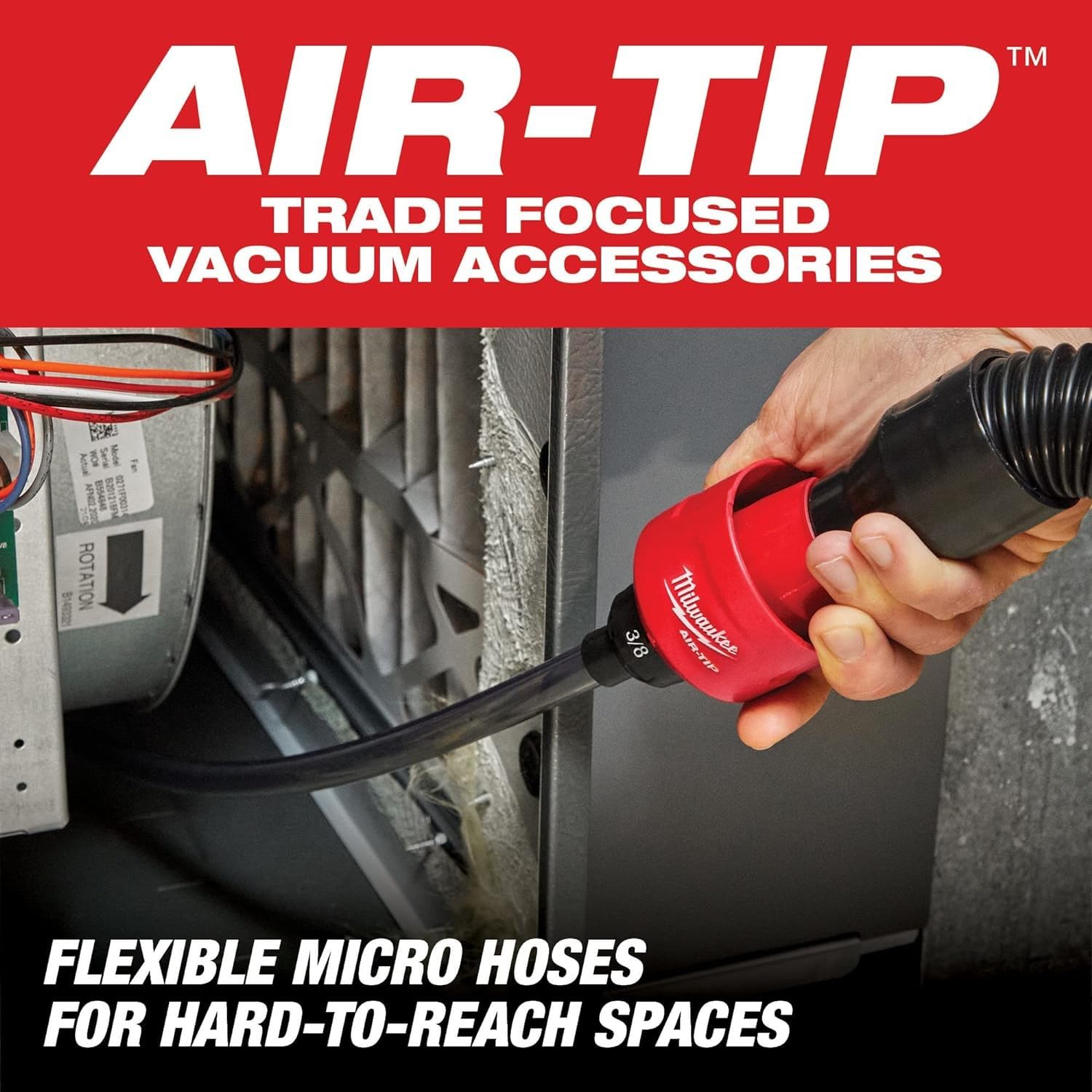 Milwaukee 49-90-2037 AIR-TIP Long Reach Flexible Micro Hose Set