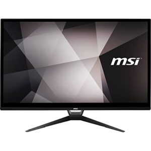 MSI PRO 22XT AIO Desktop, 21.5" FHD IPS-Grade LED Touchscreen w/HDMI-in, Intel Core i3-10100, 8GB Memory, 256GB SSD, WiFi 5, BT 4.2, USB Type-C, Black, Windows 11 Home (10M-623US)