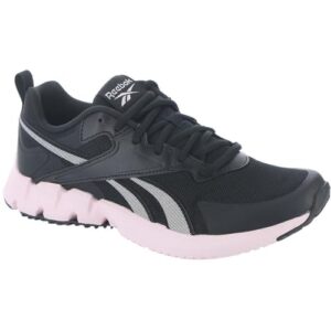 Reebok Women's ZTAUR II Running Shoe, Black/Porcelain Pink, 5.5