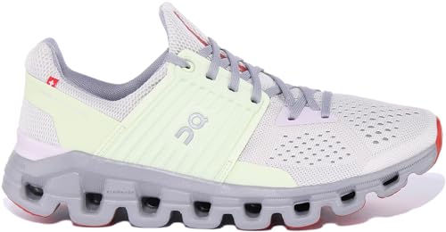 ON Women's Cloudswift Running Shoes, Ice/Oasis, 9.5