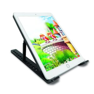 Perfect View Adjustable Laptop and Tablet Stand - Folds & Expands for Travel New