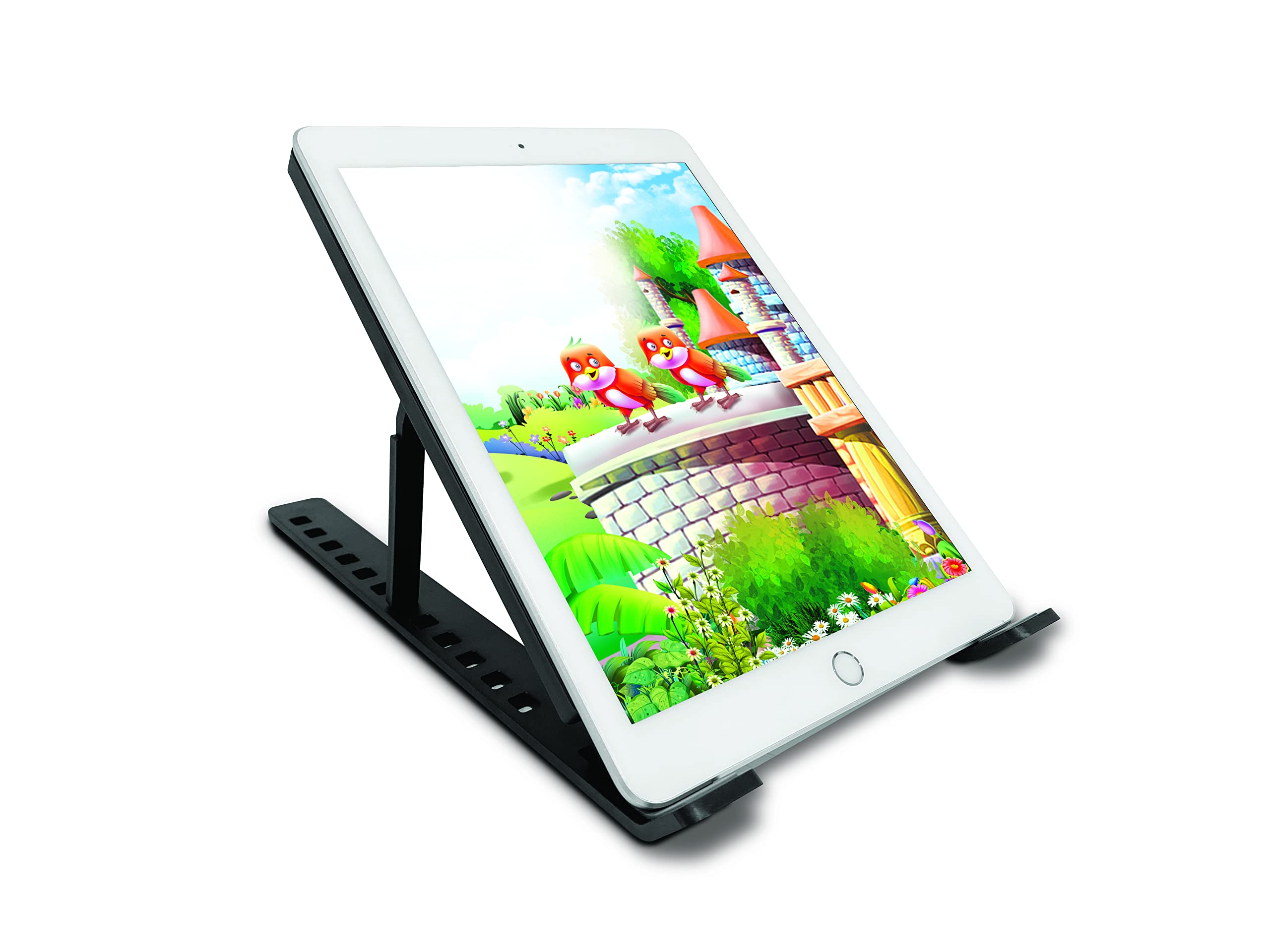 Perfect View Adjustable Laptop and Tablet Stand - Folds & Expands for Travel New