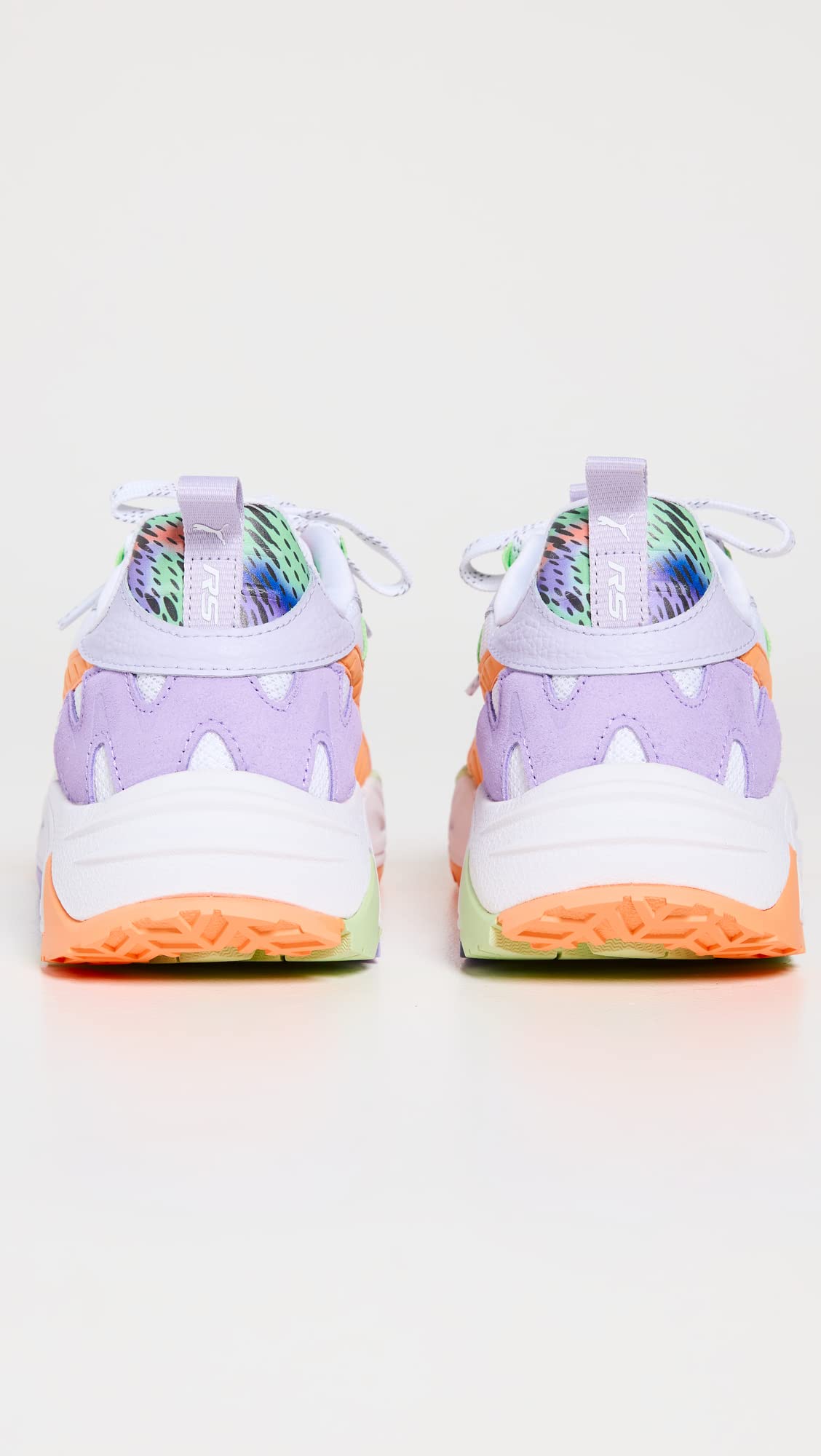 PUMA Rs-TRCK Feelin' Extra Puma White/Orange Peach/Vivid Violet 6.5 B (M)