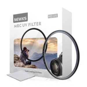 newks 95mm mrc uv protection filter kit,clear uv filters slim protector,16 multi-layer nano coated/ultra thin/high definition/quality for canon,nikon,sony,sigma,etc 95mm camera lens protective