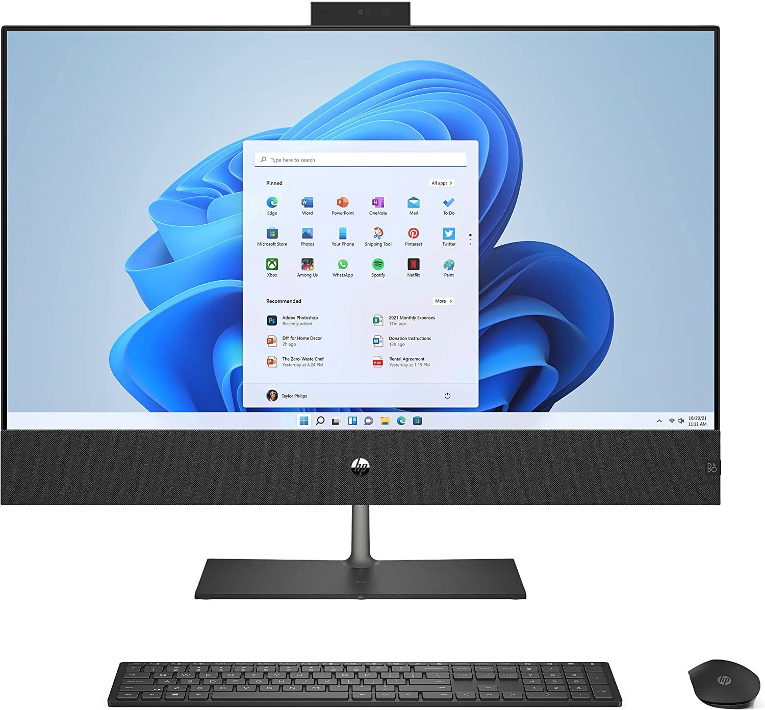 HP Pavilion 32 Desktop, Intel 12th Gen i7 8-Core CPU, 64GB RAM, 1TB SSD, 31.5" 4K UHD Display, Windows 11 Pro