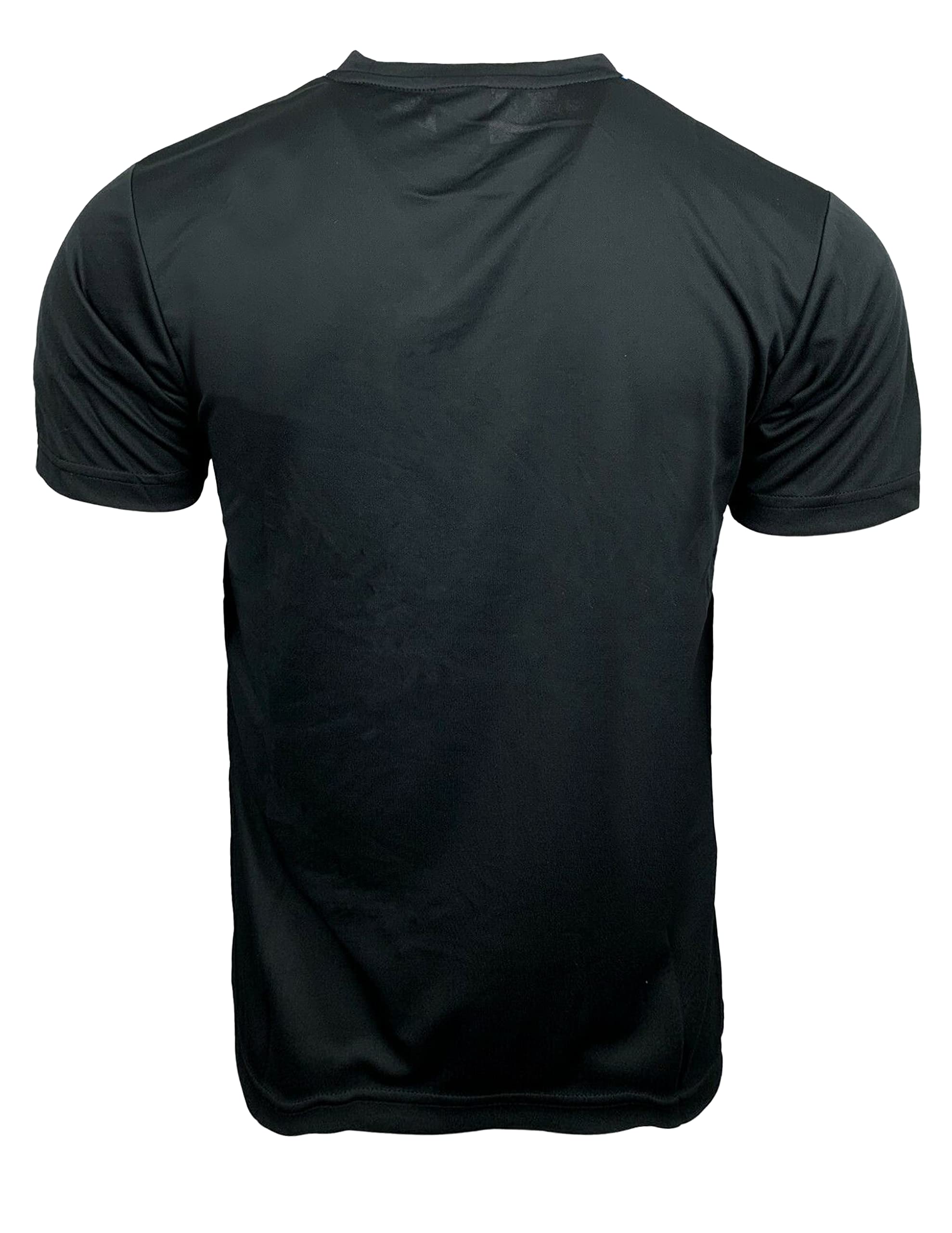 Boy's Soccer Shirt, Official Licensed Madrid Tee Shirt YL Black