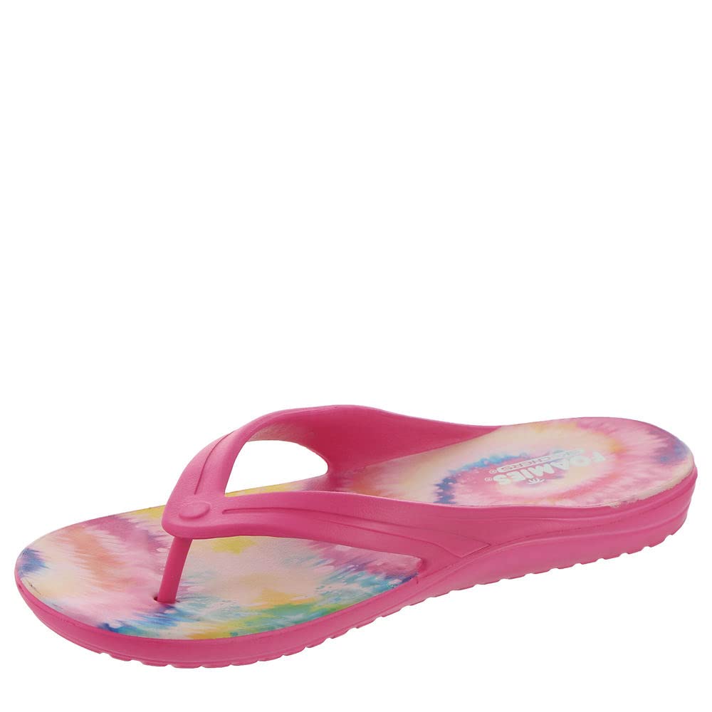 Skechers Foamies Bay BreezeSpontaneous FlipFlop Womens Sandal 8 BM US Hot PinkMulti