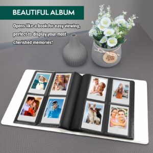 2x3 Photo Album for Fujifilm Instax Mini Instant Camera, 288 Pockets Mini Photo Album for Fujifilm Instax Mini 12 11 evo 9 40 8 7 Evo LiPlay Instant Camera, White