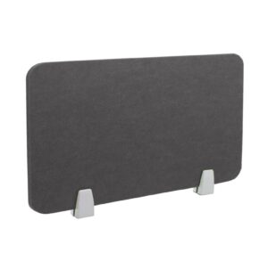 icegrey acoustic desk divider privacy panel removable sound absorbing desk partition board with 2 clips for student call centers offices braries classrooms library, dark grey, 23.4x15.6