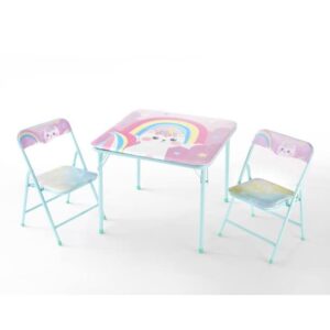 heritage kids caticorn 3 piece table and chair set